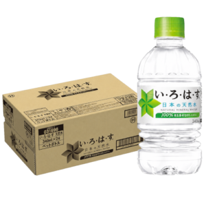 い・ろ・は・す 天然水 340ml ×24本 ケース＆ボトル