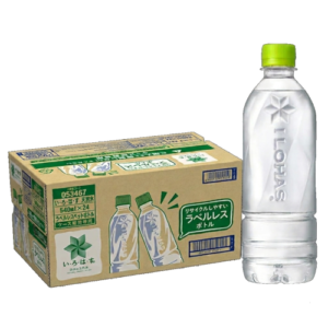 い・ろ・は・す 天然水 540ml ×24本 ラベルレス ケース＆ボトル
