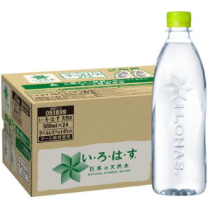 い・ろ・は・す 天然水 560ml ×24本 ラベルレス ケース＆ボトル